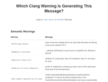 Tablet Screenshot of fuckingclangwarnings.com